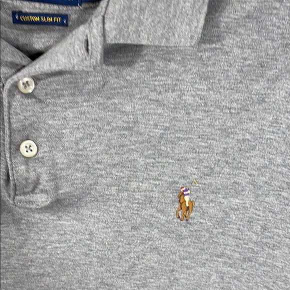 Polo by Ralph Lauren Gray Classic Polo Shirt - Picture 4 of 9